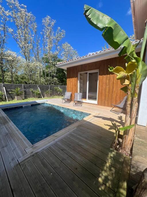 Villa Avec Piscine Proche Du Lac La Teste-de-Buch Exterior foto